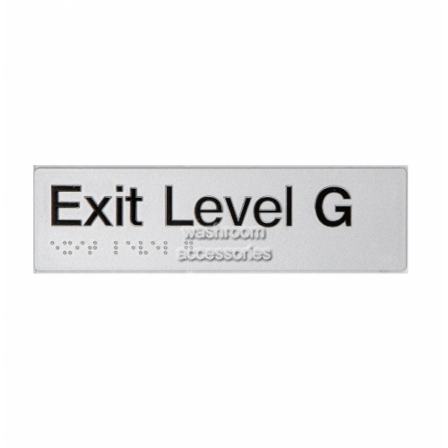 Best Buy Aexitblue Accessible Exit Sign Braille Washroom