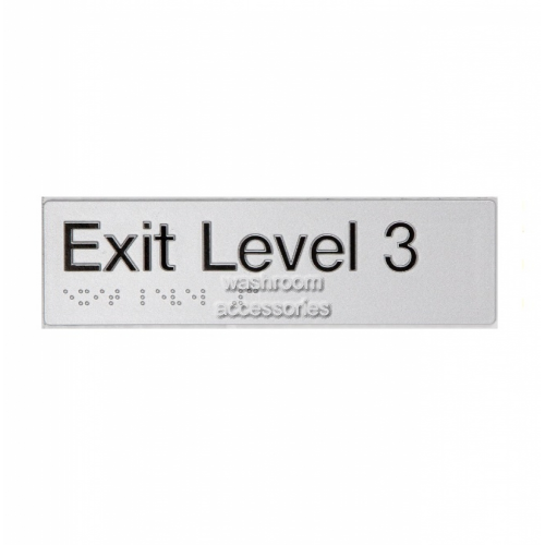 View EL3 Exit Sign Level 3 Braille details.