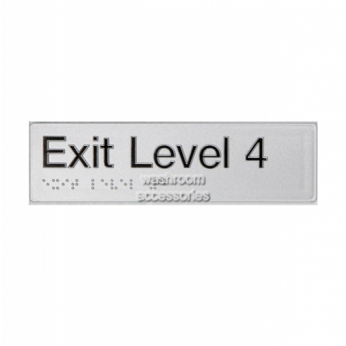 View EL4 Exit Sign Level 4 Braille details.