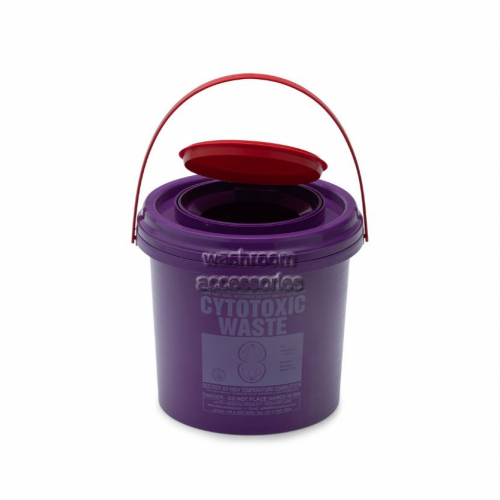 Cytotoxic Waste Container 4L Round