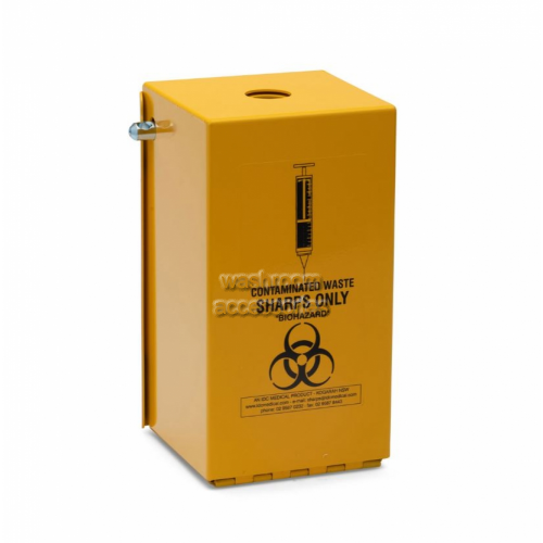 YA2L-H2mm Steel Security Safe Sharps Disposal Hinged 2L