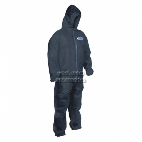 View Disposable Polyprop Overalls Navy details.