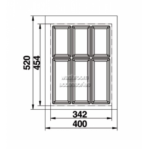 View Cutlery Tray Suits 450mm Drawer details.