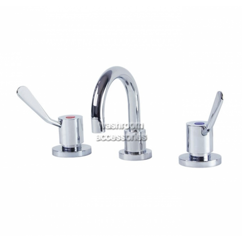 View CL10001 Bench Mounted Basin Set Fixed Spout details.