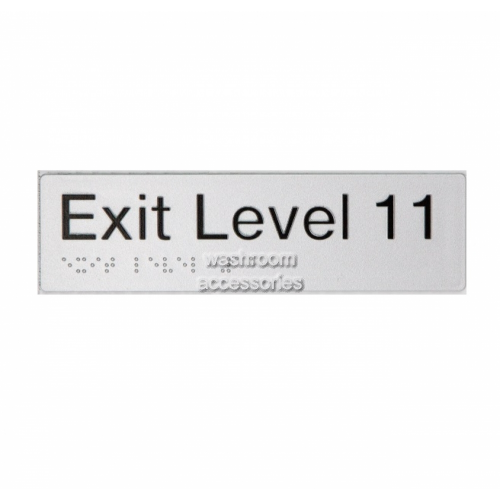 View EL11 Exit Sign Level 11 Braille details.
