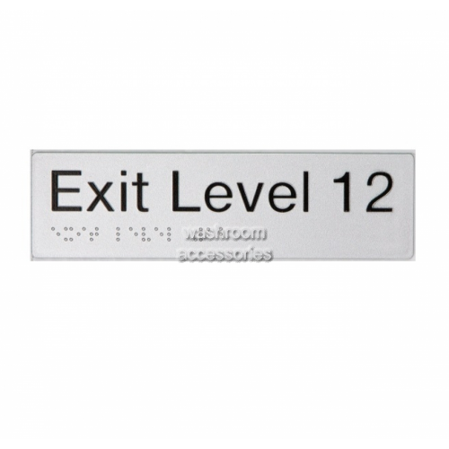 View EL12 Exit Sign Level 12 Braille details.