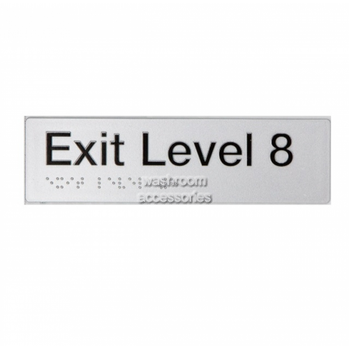 View EL8 Exit Sign Level 8 Braille details.
