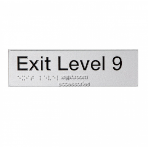 Best Buy Aexitblue Accessible Exit Sign Braille Washroom