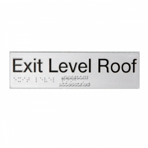 View ELROOF Braille Exit Sign Roof Level details.