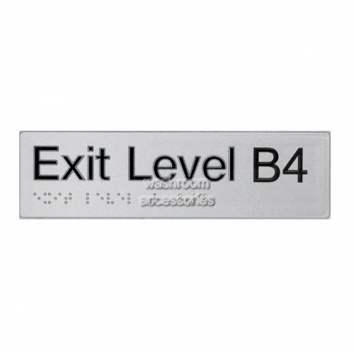 View EB4 Exit Sign Basement 4 Braille details.