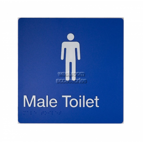 View MT Male Toilet Sign Braille details.