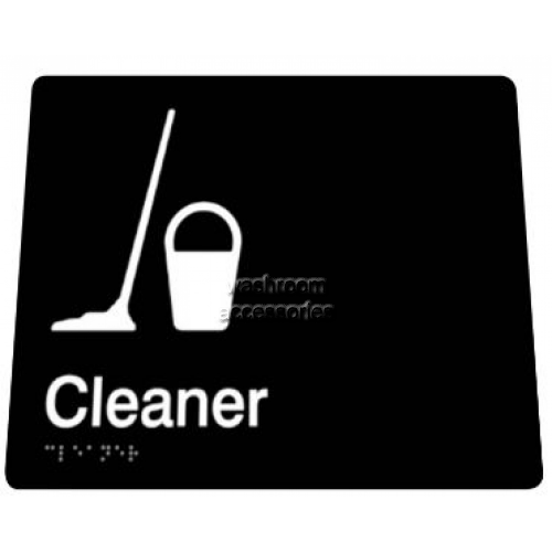 View 975 Cleaners Braille Sign details.