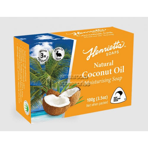 View Natural Coconut Oil Moisturising Soap 100g details.