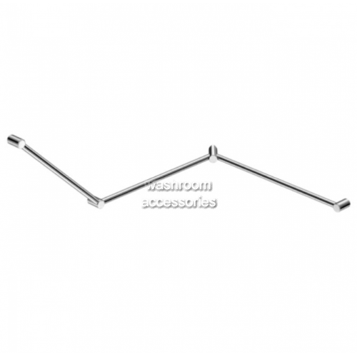 View NRCR3245C 750x965x1025 45 Degree Continuous Grab Rail details.