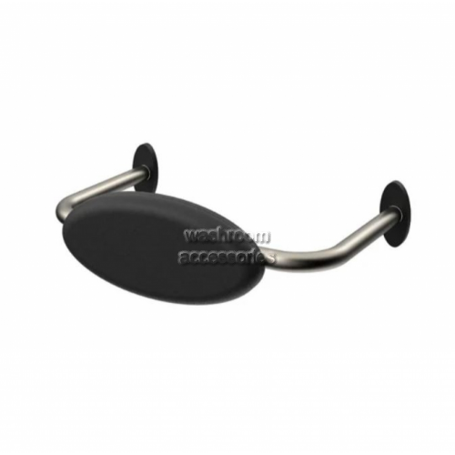 R01R1B Toilet Back Rest Black Cushion