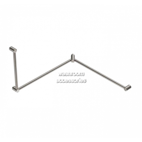 NRCR3290C Toilet Grab Rail 90 Degree Continuous Wraparound