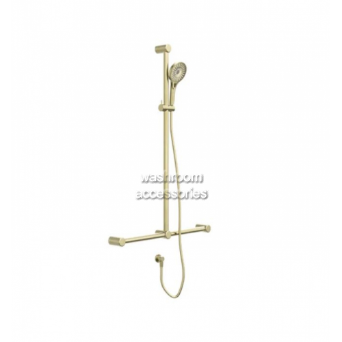 NRCS006 T Bar Grab Rail and Adjustable Shower Set