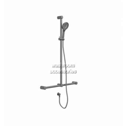 NRCS006 T Bar Grab Rail and Adjustable Shower Set
