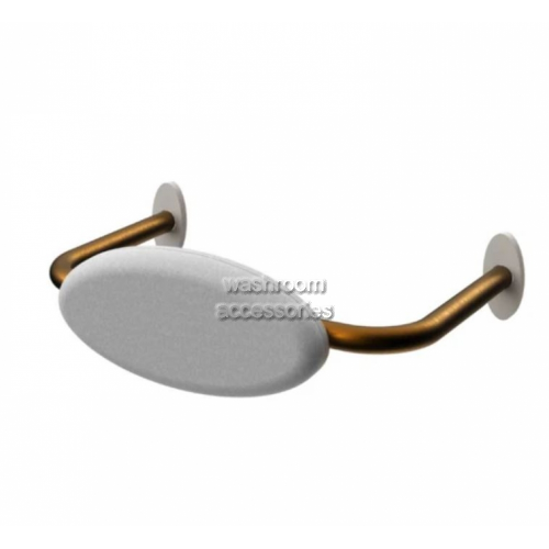 View R01R1W Toilet Back Rest White Cushion details.