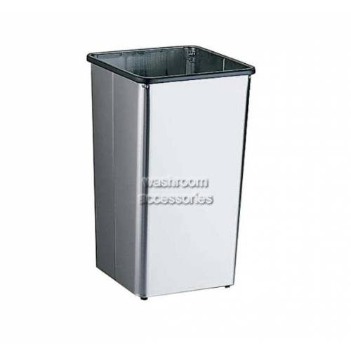 View B2260 Waste Bin 50L Freestanding No Lid details.
