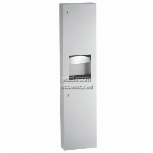 B380349 Combo Paper Towel and Waste Receptacle 14L