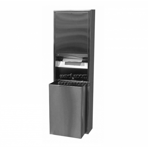 View B3949 Combo 2in1 Paper Towel Dispenser and Waste Bin 45L - CLEARANCE details.