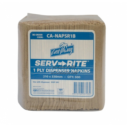 CA-NAPSR1B Regular Dispenser Paper Napkins 1 Ply