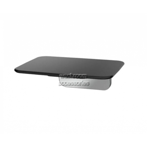 S01AB Fold Up Shower Seat Black