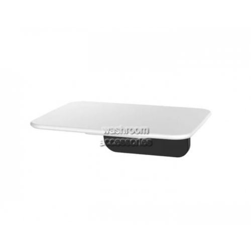 View S01AW White Fold Up Shower Seat White details.