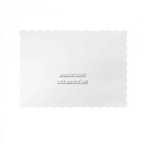 Small Tray Mat Scalloped Edge