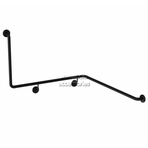 832-MB Corner Toilet Grab Rail 90 Degree Right Hand