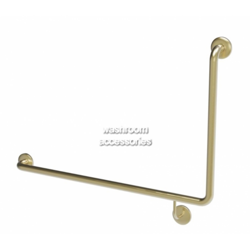 View 832-PVD-BB Toilet Grab Rail 90 Degree Left Hand details.