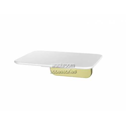 View S01AW White Fold Up Shower Seat White details.