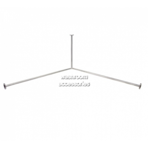 953 Corner Shower Curtain Rail Exposed Fix