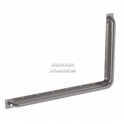 SA72BP Toilet Grab Rail 90 Degree Left Hand Anti-Ligature