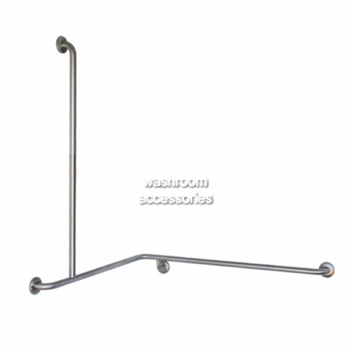 View JDM-GEC-1 Shower Grab Rail Combination Horizontal and Vertical Left Hand details.