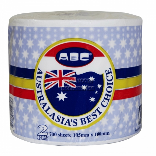 View AU-700 ABC PREMIUM TOILET PAPER 700 SHEET 2 PLY details.