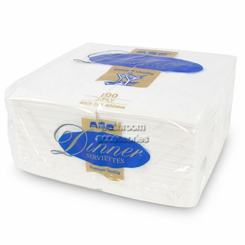 View 2 Ply M-Fold Dinner Serviettes details.