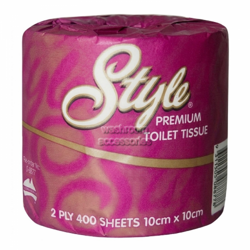 0-8877 Toilet Paper Rolls Wrapped 400 Sheet 2Ply
