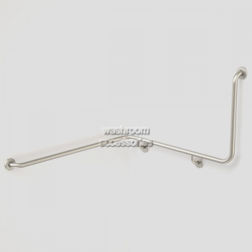 View 687468BN 90 Degree Angled Grab Rail 1100x1030 Left Hand details.
