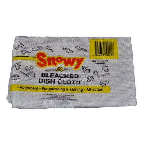 10840 Snowy Dish Cloth Bleached