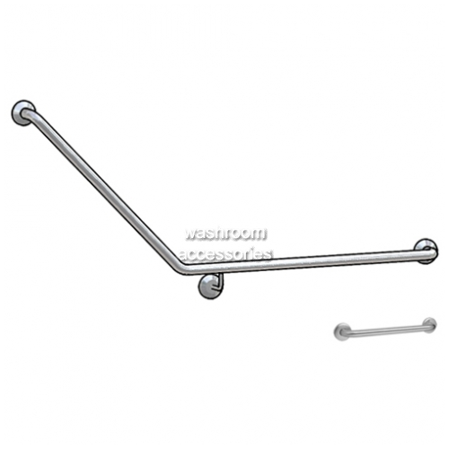 View Toilet Grab Rail Set WA82602 45 degree details.