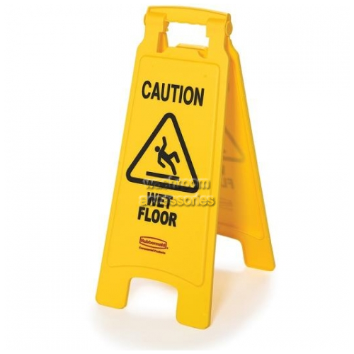 View 6112 Floor Safety Sign Double Sided details.