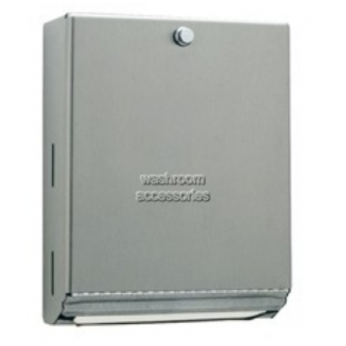 View B2620 Paper Towel Dispenser with Knob Latch details.