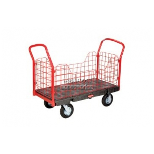 4486 Side Panel Platform Truck Large Caged